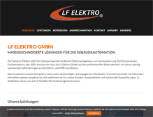Tablet Screenshot of lf-elektro.de